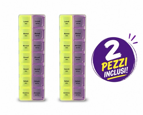 2pz porta pillole - pillole, giorni
