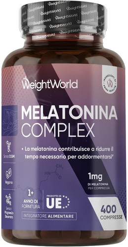 Melatonina 1mg camomilla - melatonina,
