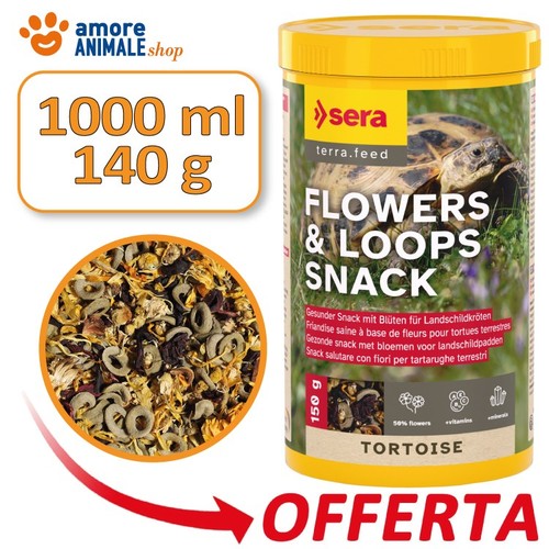 Sera tortoise flowers loops - tortoise,