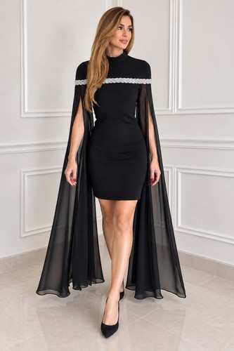 Elegante mini abito - , nero