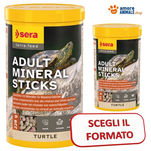 Sera turtle adult mineral - adult,