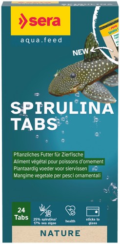 Sera spiruline tabs - spiruline, 24
